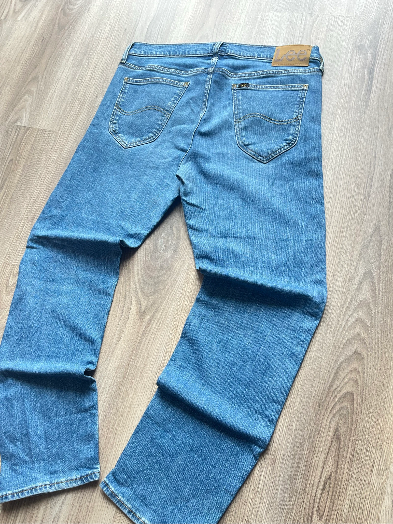 Lee Y2K Super Baggy Jeans Parachute Pants Carpenter Premium Retro Made in USA Vintage 90s – photo 2